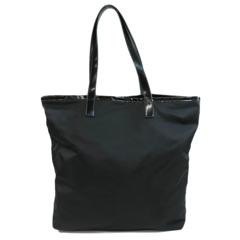 Prada Leather Tote Bag Tessuto black Saffiano classic Black